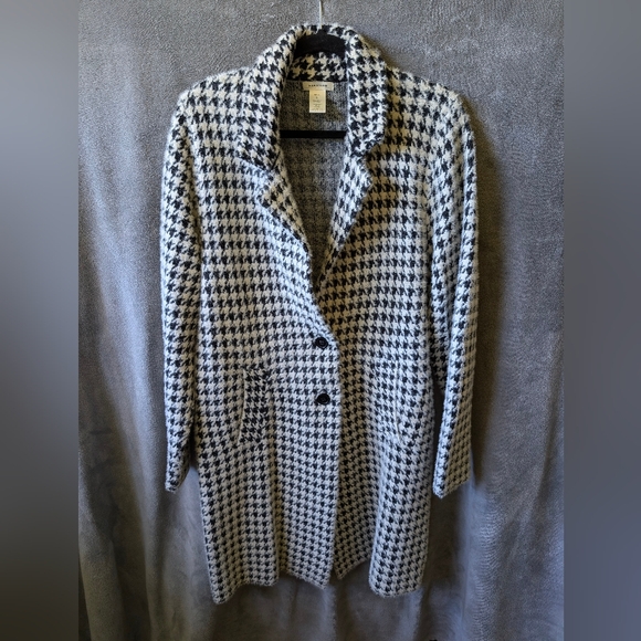 Max Studio Houndstooth jacket - Picture 4 of 5